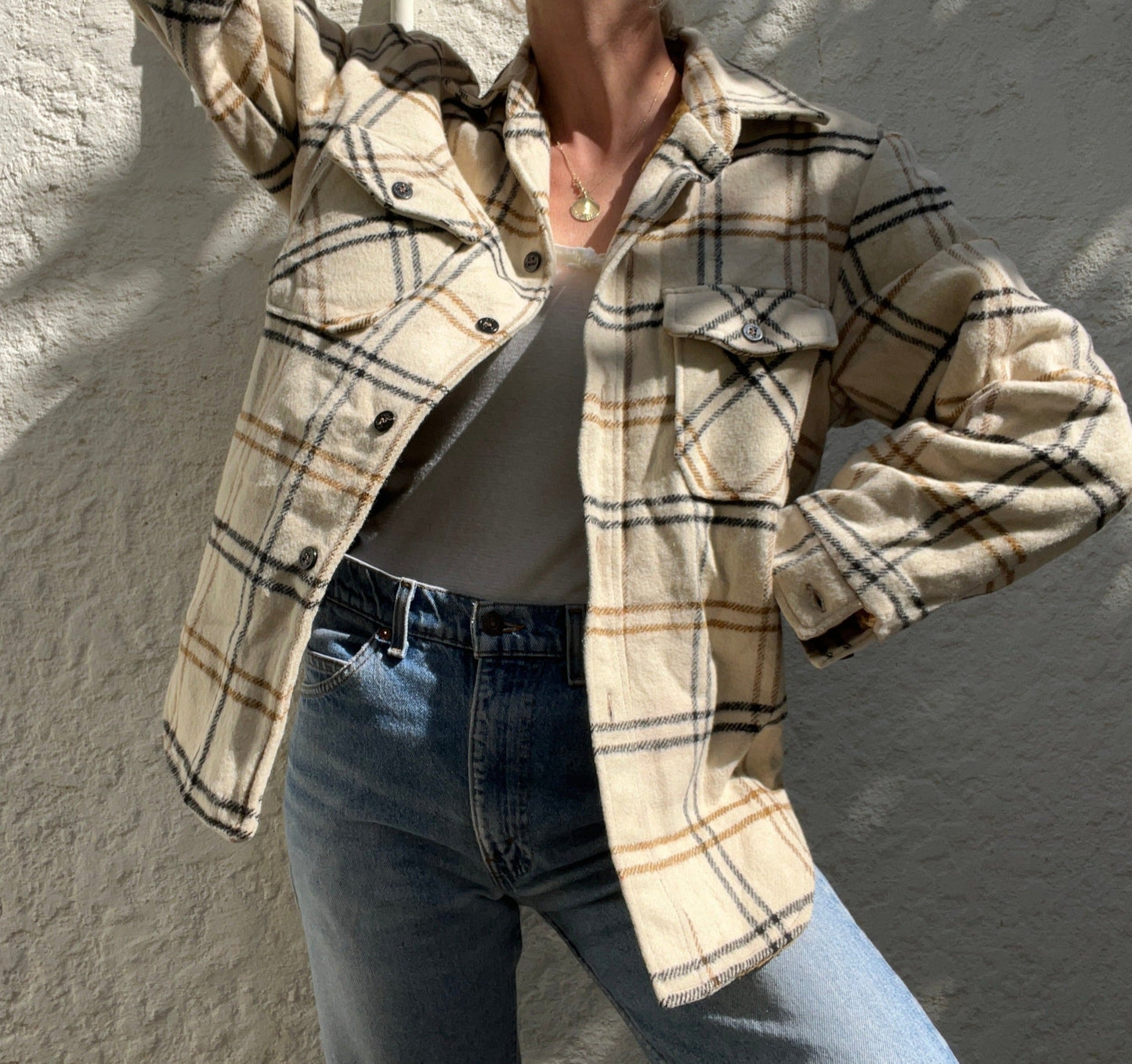 Plaid Flannel Jacket