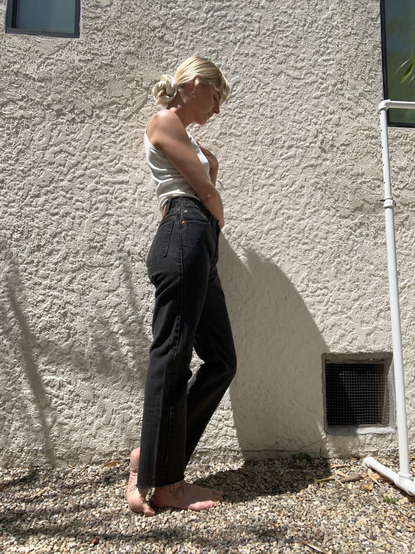 Faded Black 505s, W29