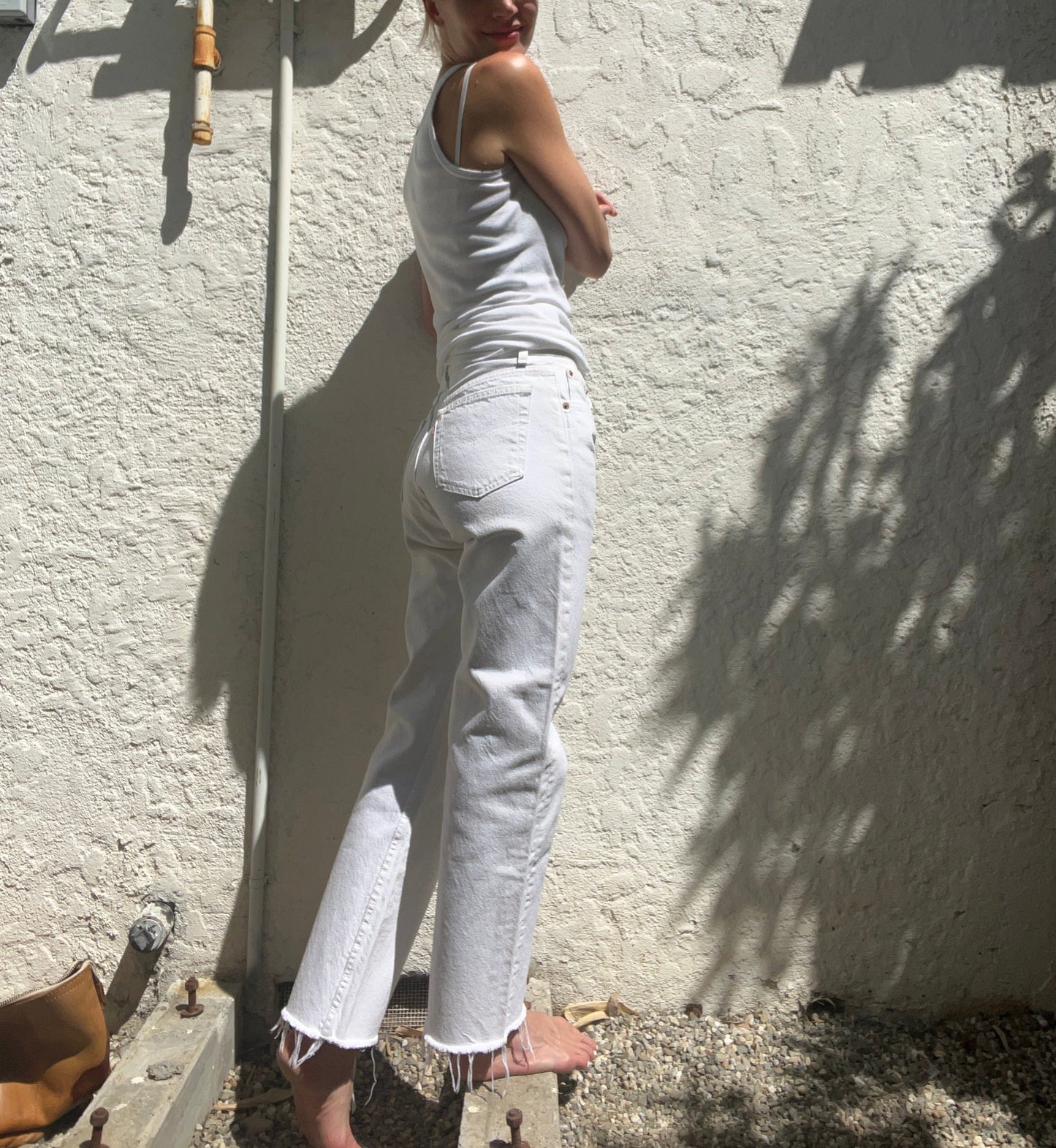 White 501s, W30
