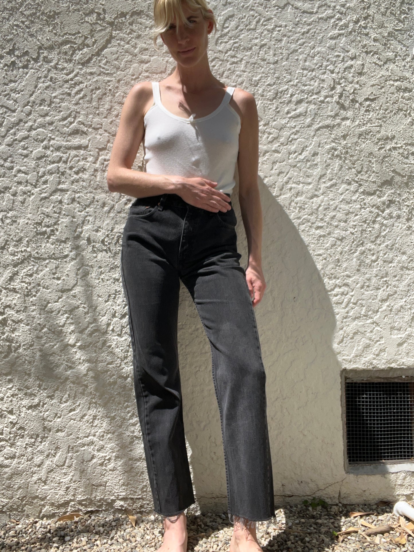 Faded Black 505s, W29