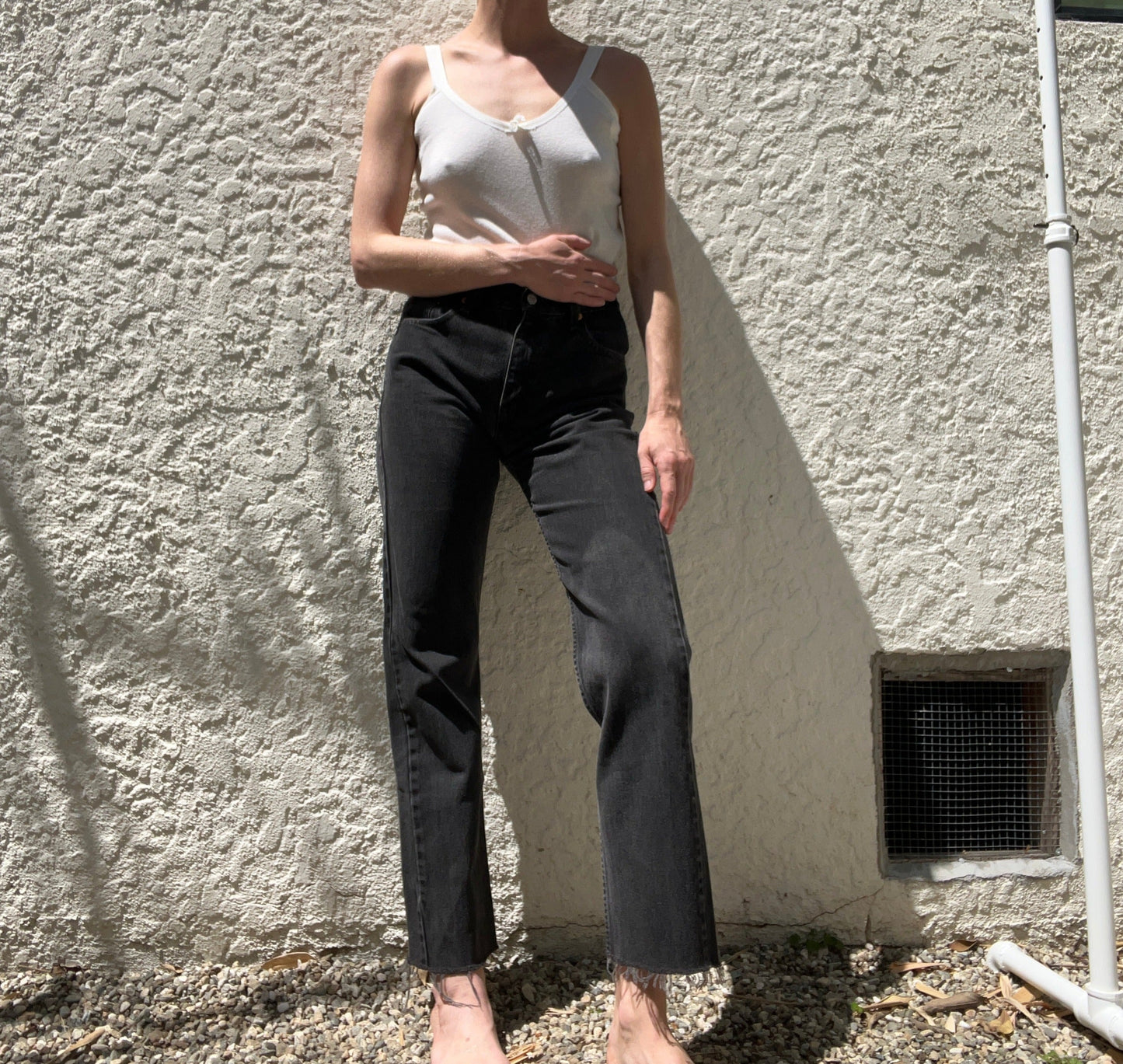 Faded Black 505s, W29