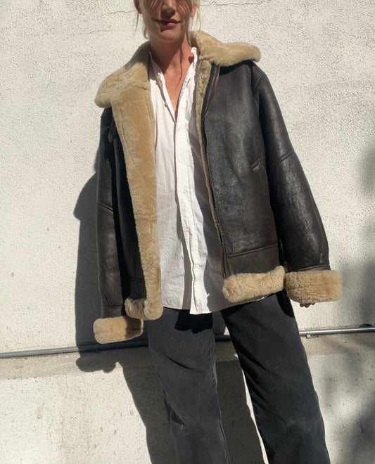 Shearling Bomber