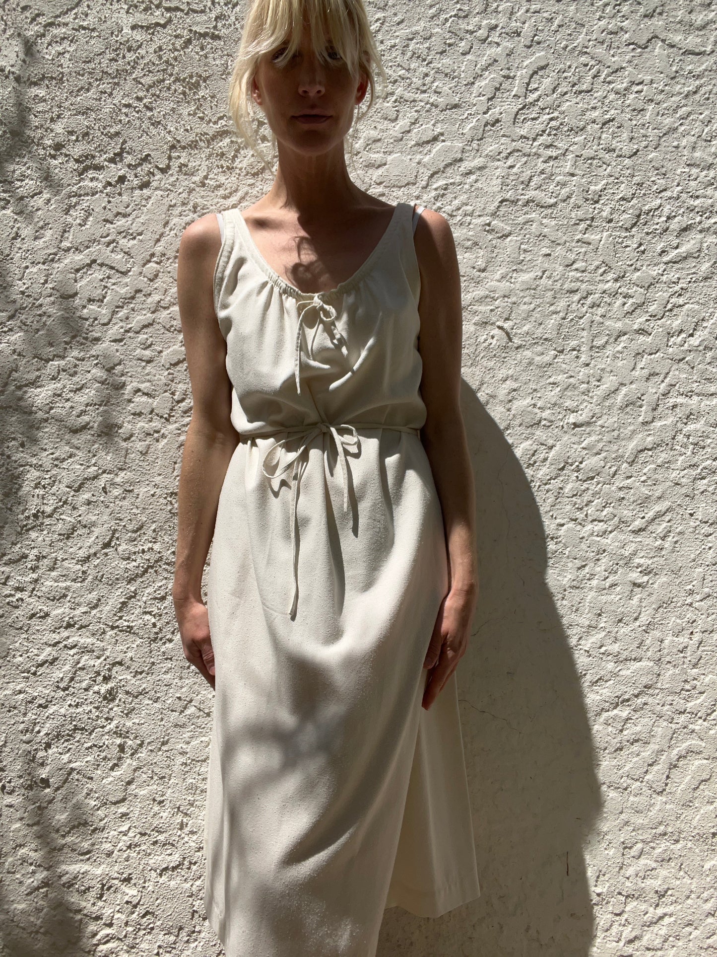 The Aegea Dress, Ivory Raw Silk